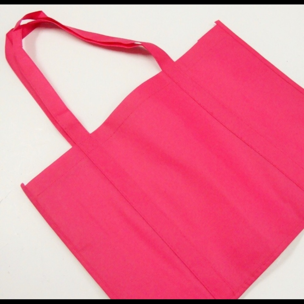 NWT 4 pack Hot Pink Canvas Bags